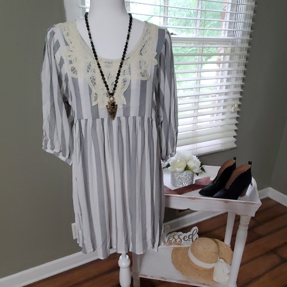 *ONLY 3 LEFT* Umgee Striped Dress